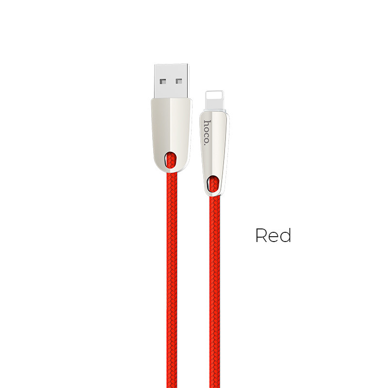 HOCO Space Shuttle Smart Power Off Charging Cable - Lightning U35