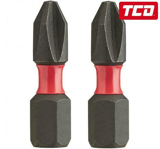 Milwaukee 25mm Screwdriver Bit Shockwave PH1
