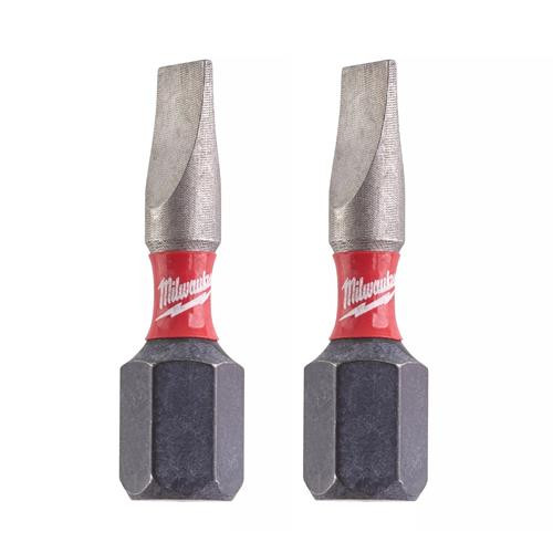 Milwaukee Screwdriver Bit Shockwave SL0,6*4,5 25mm-2pc