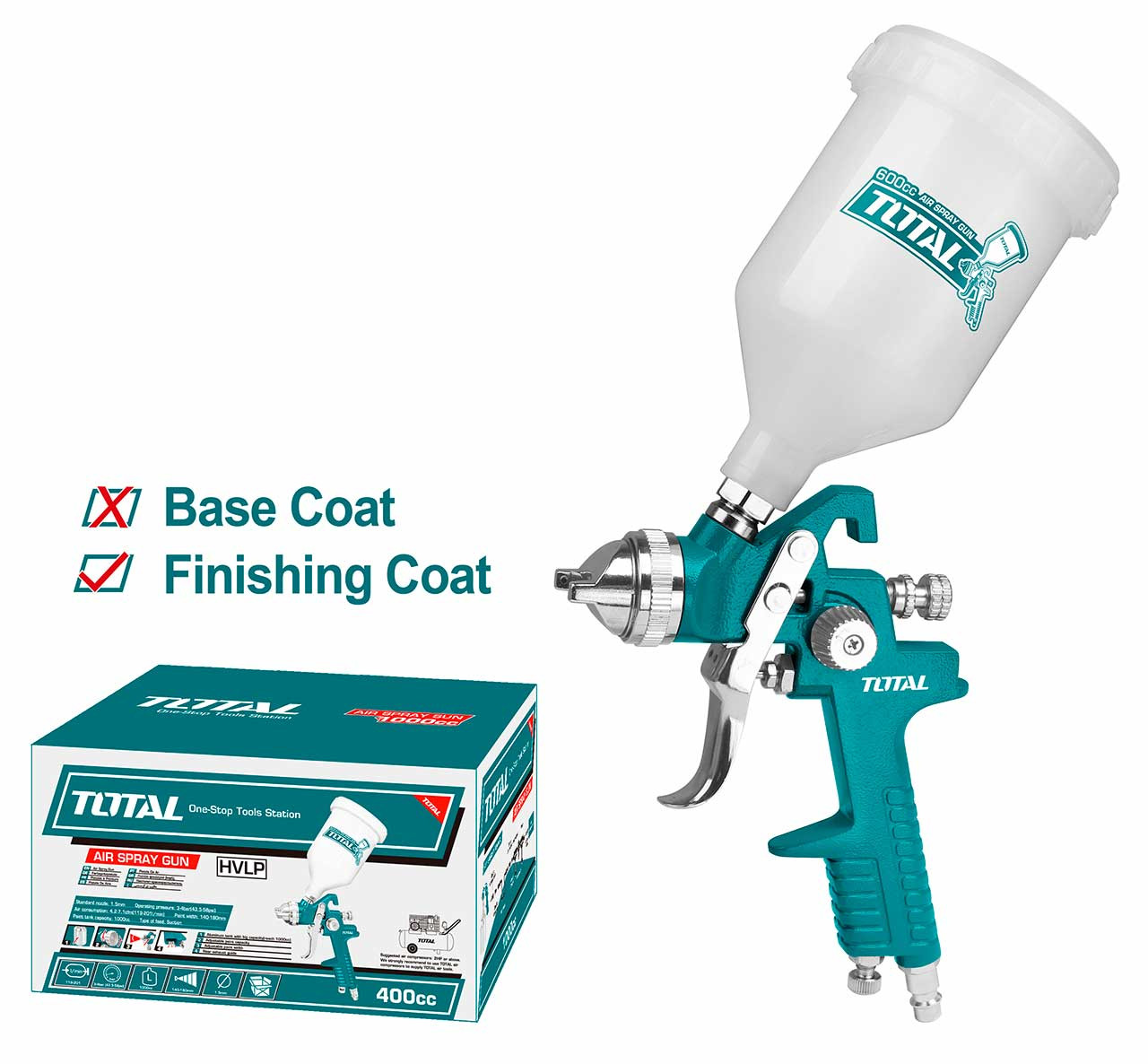 Total HVLP Air Spray Gun TAT10601