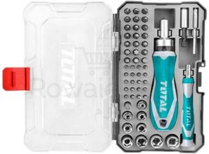 Total 55Pcs Screwdriver Bits Set TACSD30556