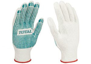 Total Kitted And PVC Dots Gloves TSP11102