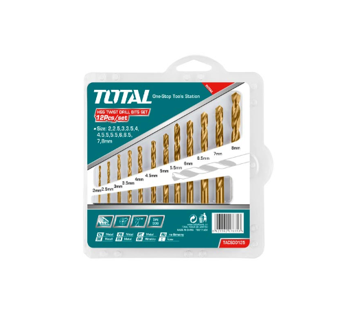 Total HSS Twist Drill Bits Set TACSD0125