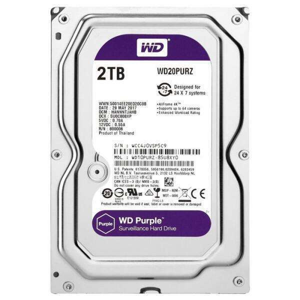 HK vison WD purple 2TB