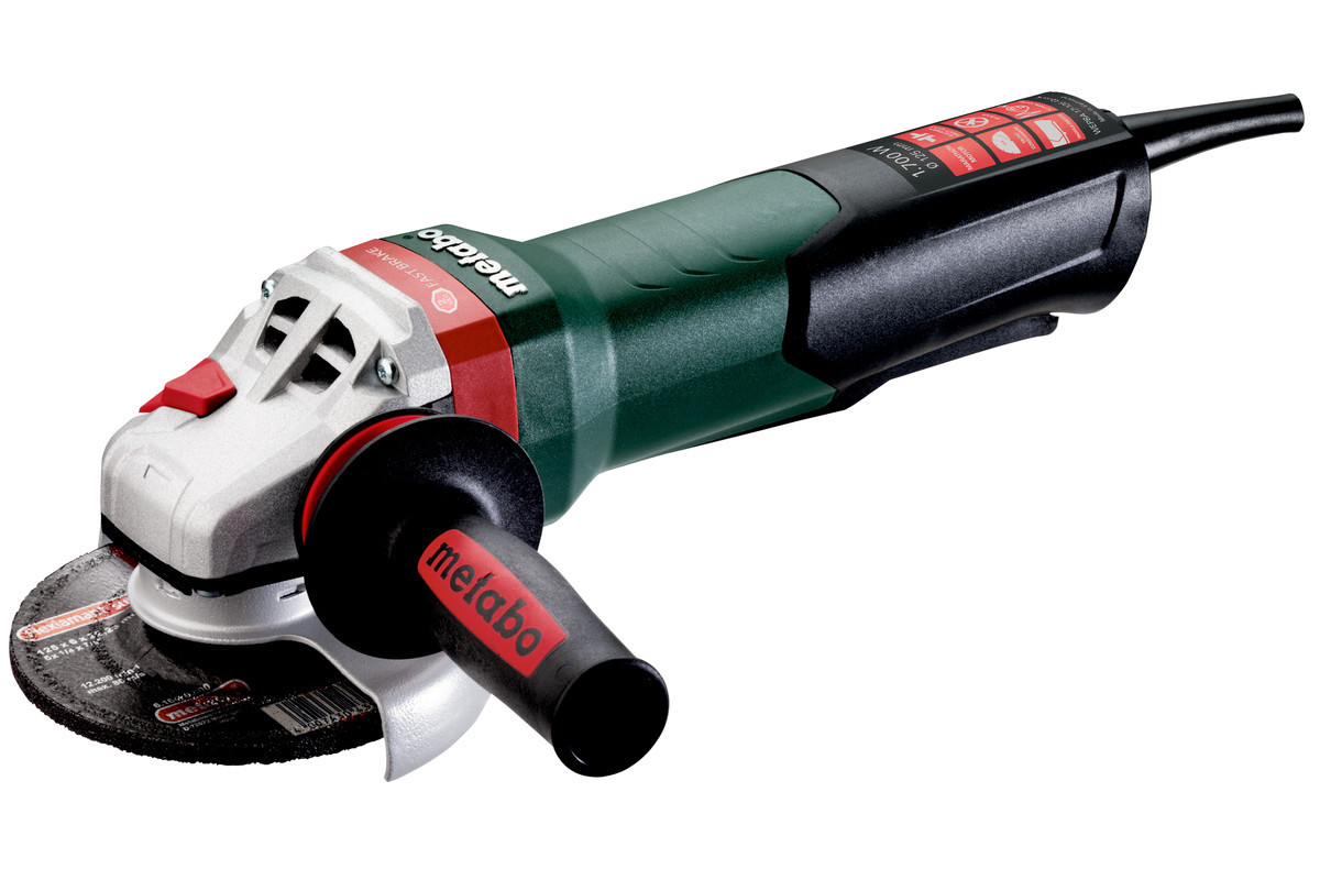 Metabo 1700W Quick Angle Grinder WEPBA 17-125