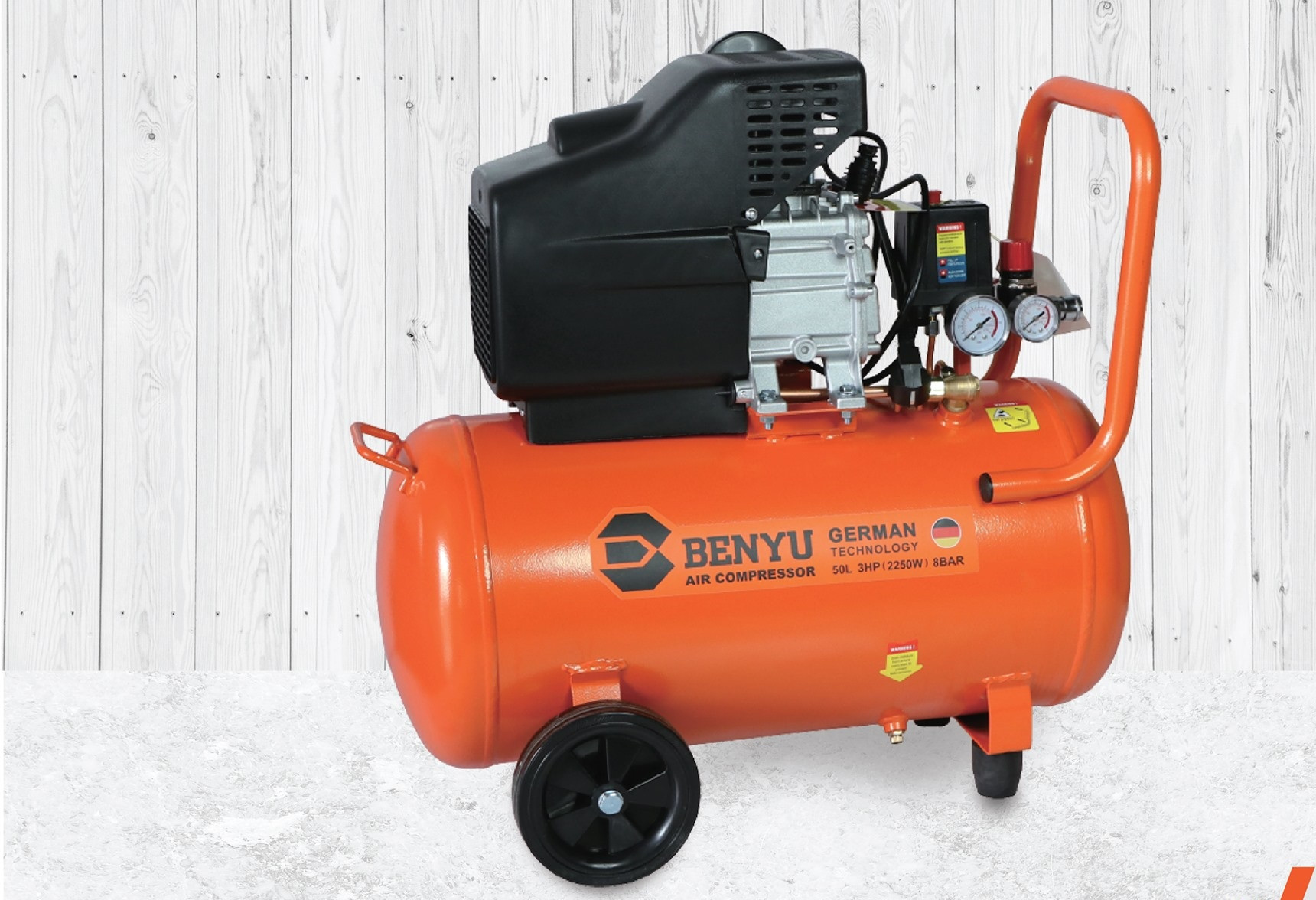 Benyu 2250W 3HP 50Ltr Air Compressor AC30050