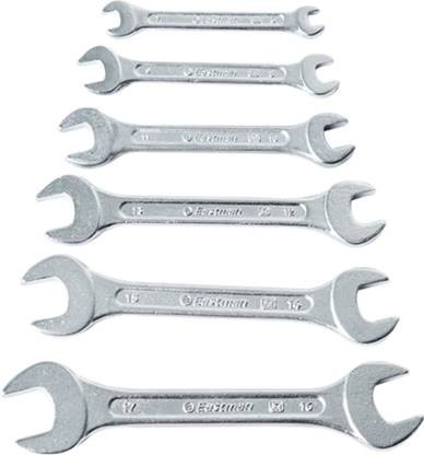 Eastman 6Pcs DOE Jaw Spanner-Chrome Vanadium Steel E- 2001