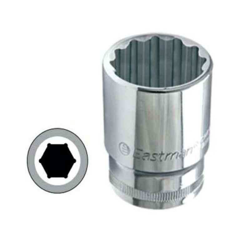 Eastman 11mm Drive Bi-Hex Socket E-2201B