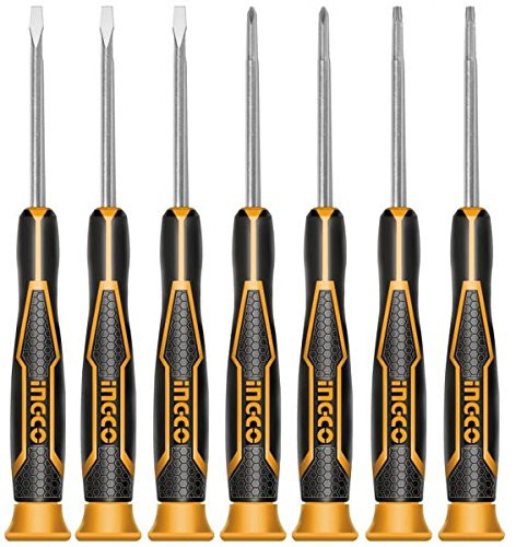 Ingco 7Pcs precision screwdriver  set HKSD0718