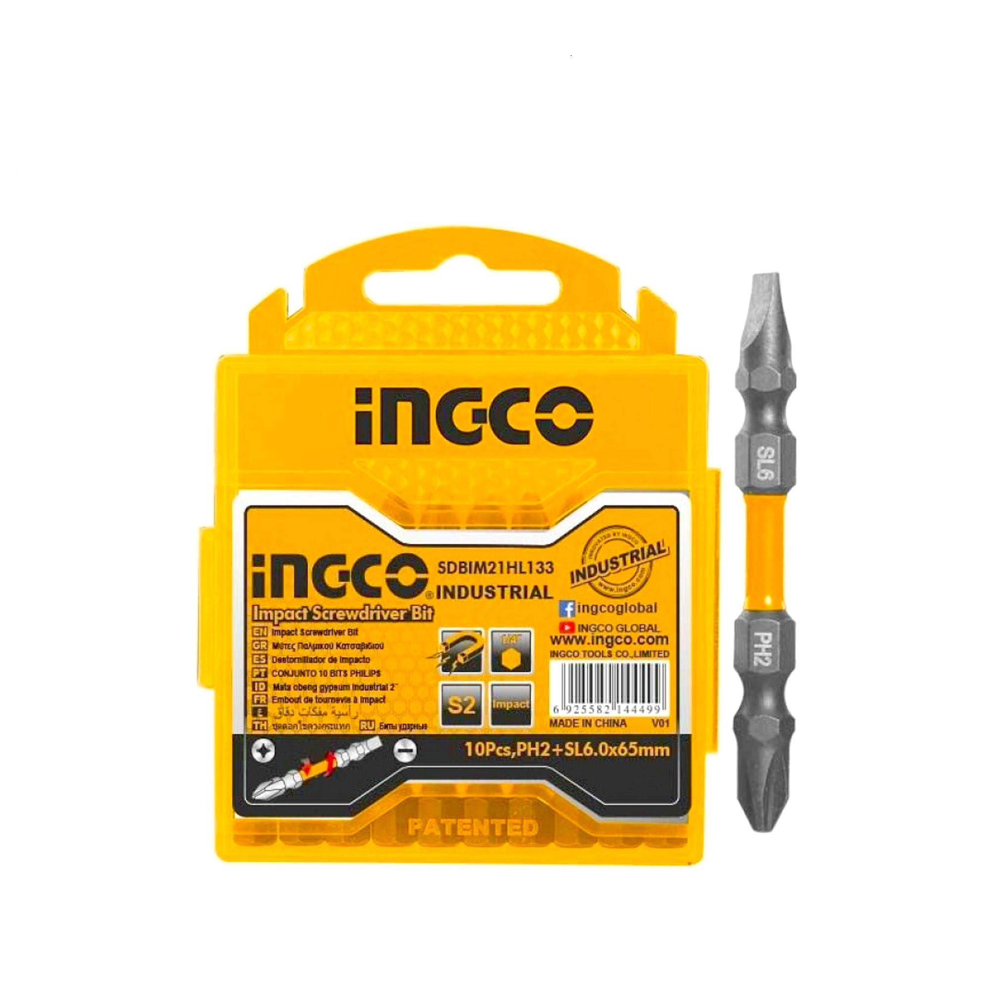 Ingco Impact screwdriver bit SDBIM21HL133