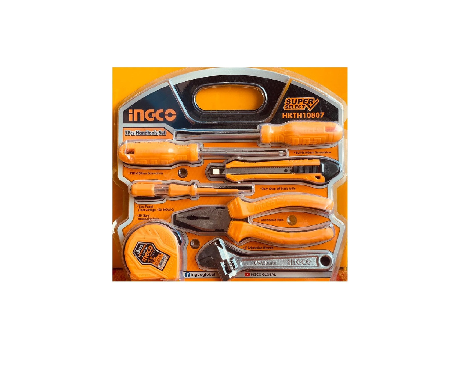 Ingco 7pcs Handtools set HKTH10807