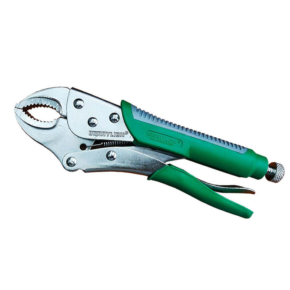 Berrylion 10"/250mm Plastic Handle Round Jaw Locking Pliers 015001250