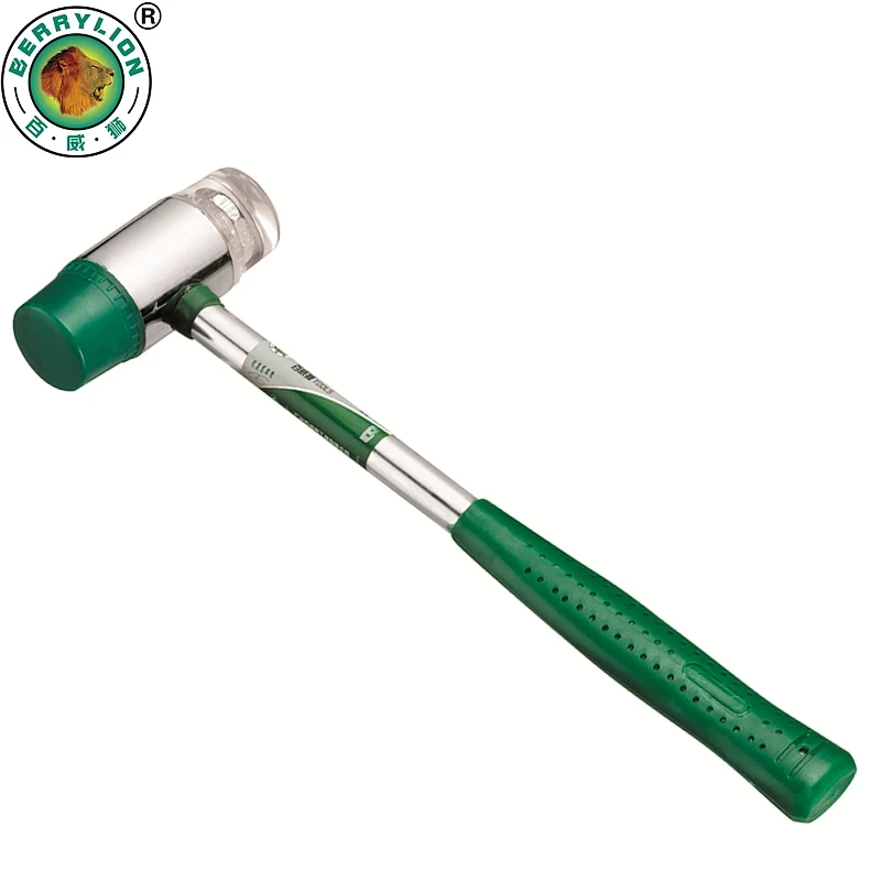 Berrylion 25mm Steel Handle Rubber Hammer 051601025