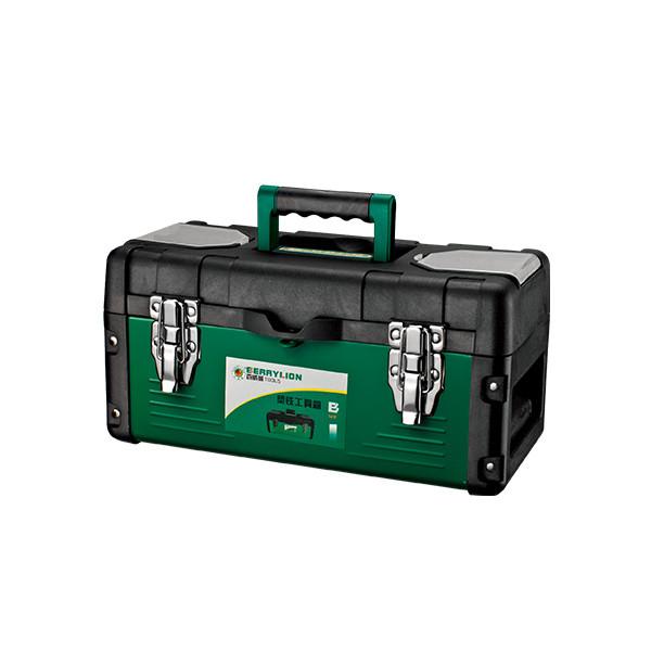 Berrylion 14"350mm High Grade Plastic Iron Tool Box 100102017