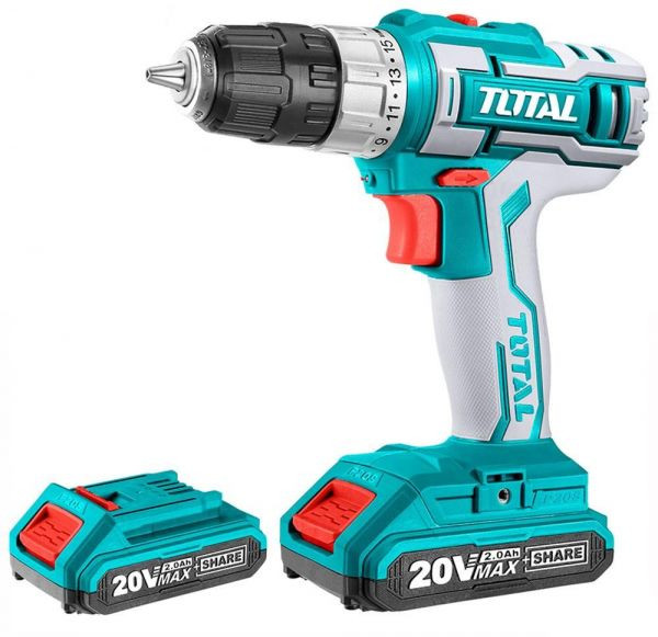 Total 20V Lithium-ion Cordless Drill TDLI200215