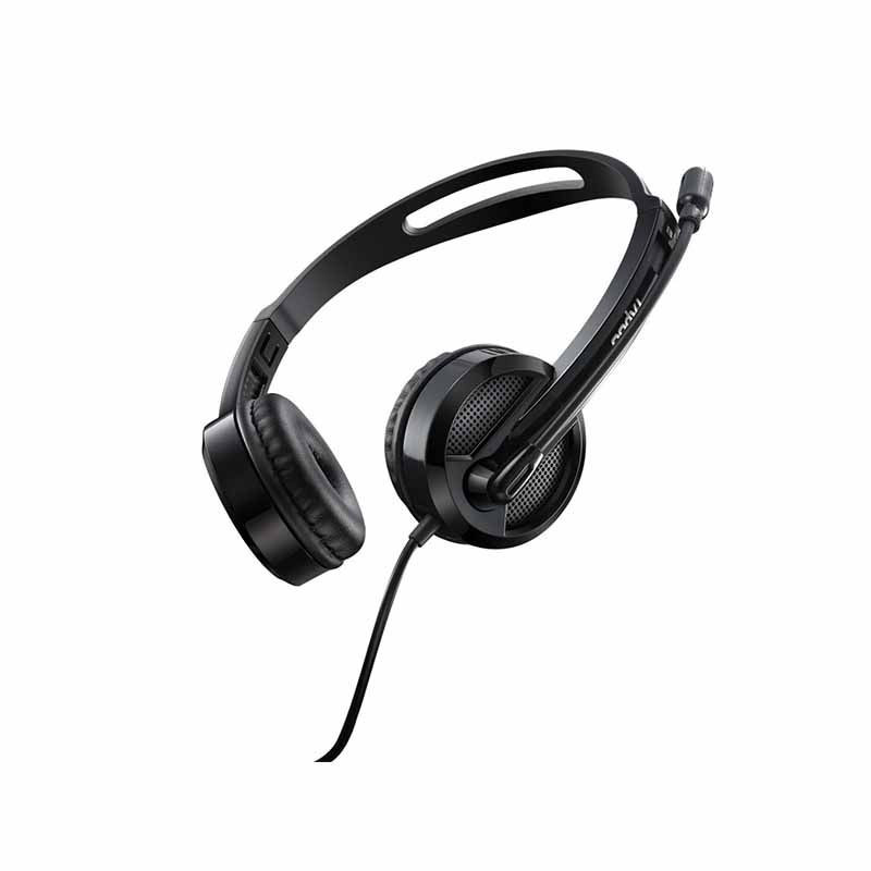 Rapoo H100 Wired Stereo Headset-Black (17475)