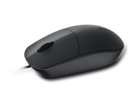Rapoo N100 Optical Mouse-Black (18050)