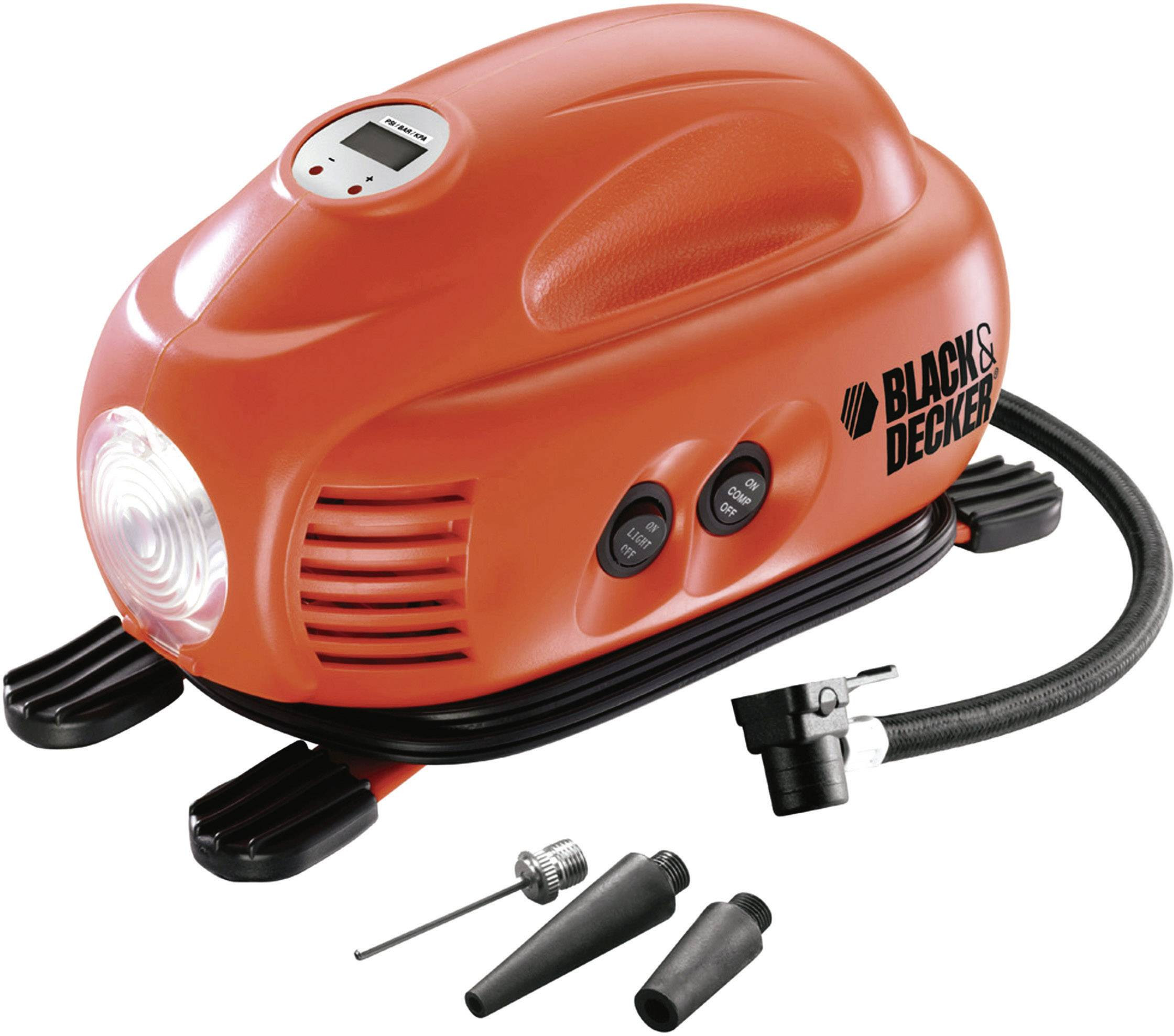 Black+Decker 12V Multipropose Air Inflator ASI200-XJ