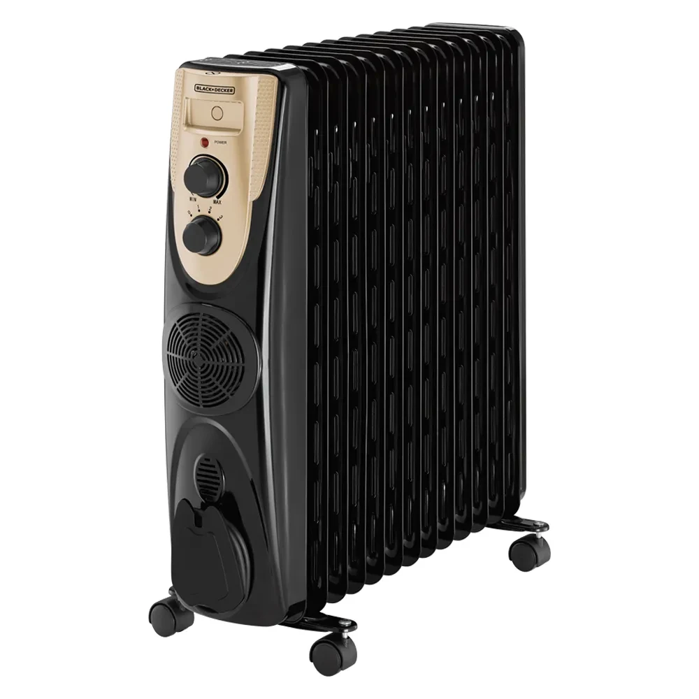 Black+Decker Oil Radiator Heater - 13 Fin - Fan Forced OR013FD-B5