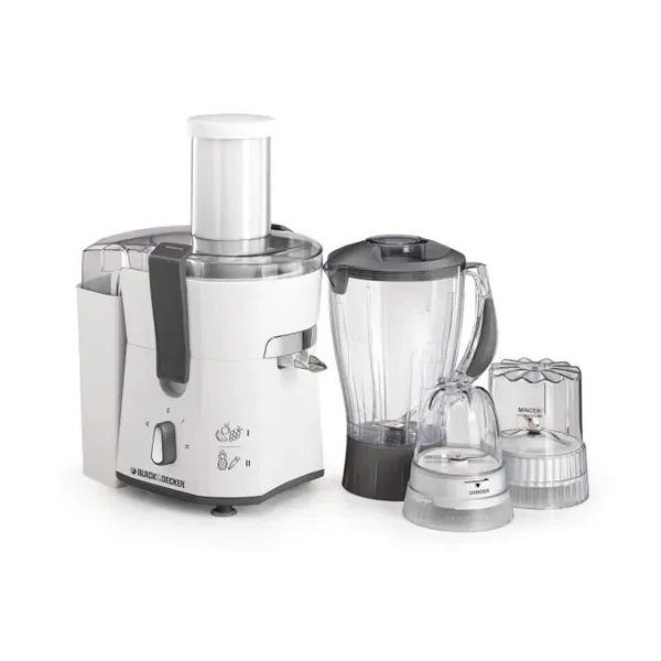 Black+Decker 500W Juicer Blender With Mincer & Grinder JBGM600-B5