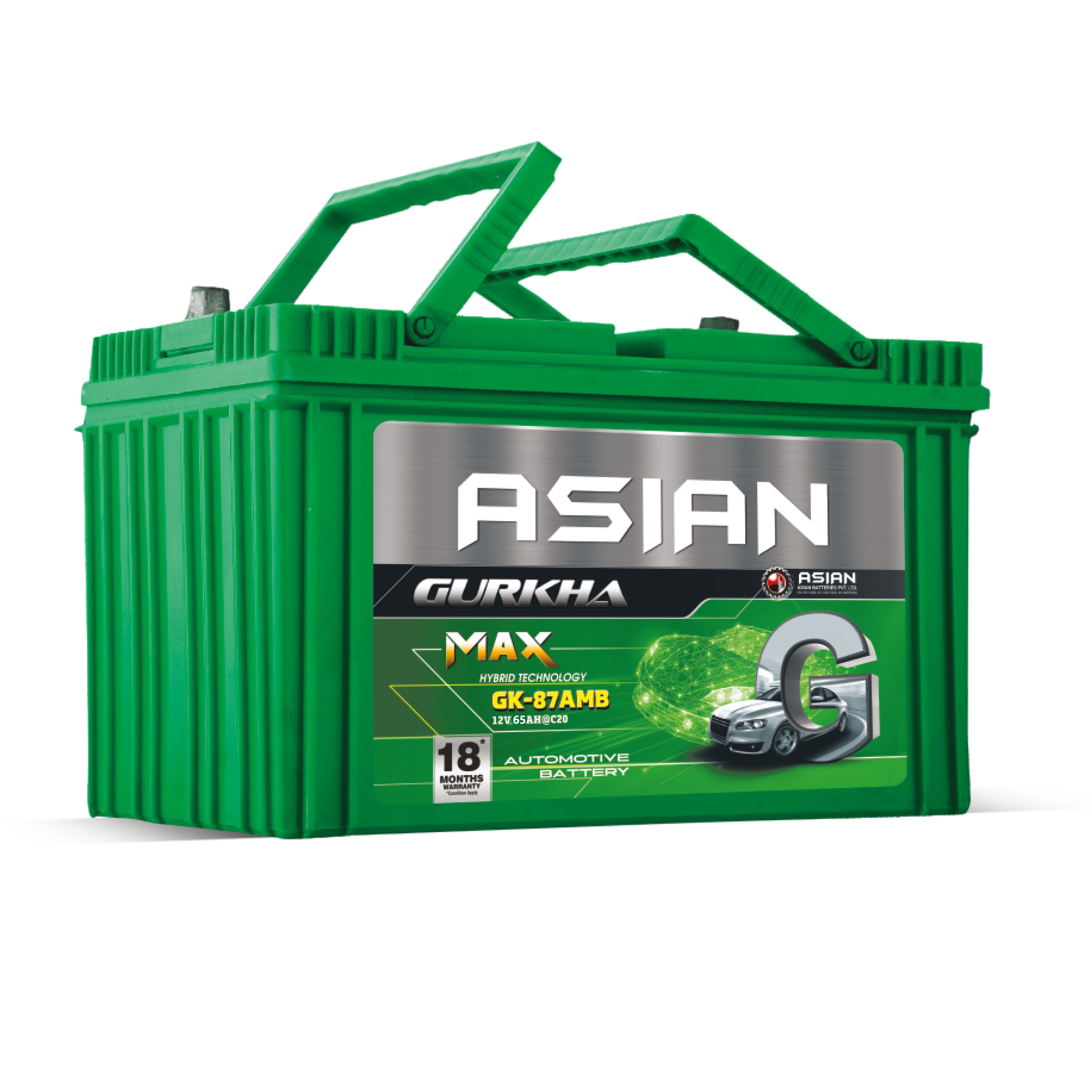 Gurkha Series Automotive Batteries GK72AMB-L