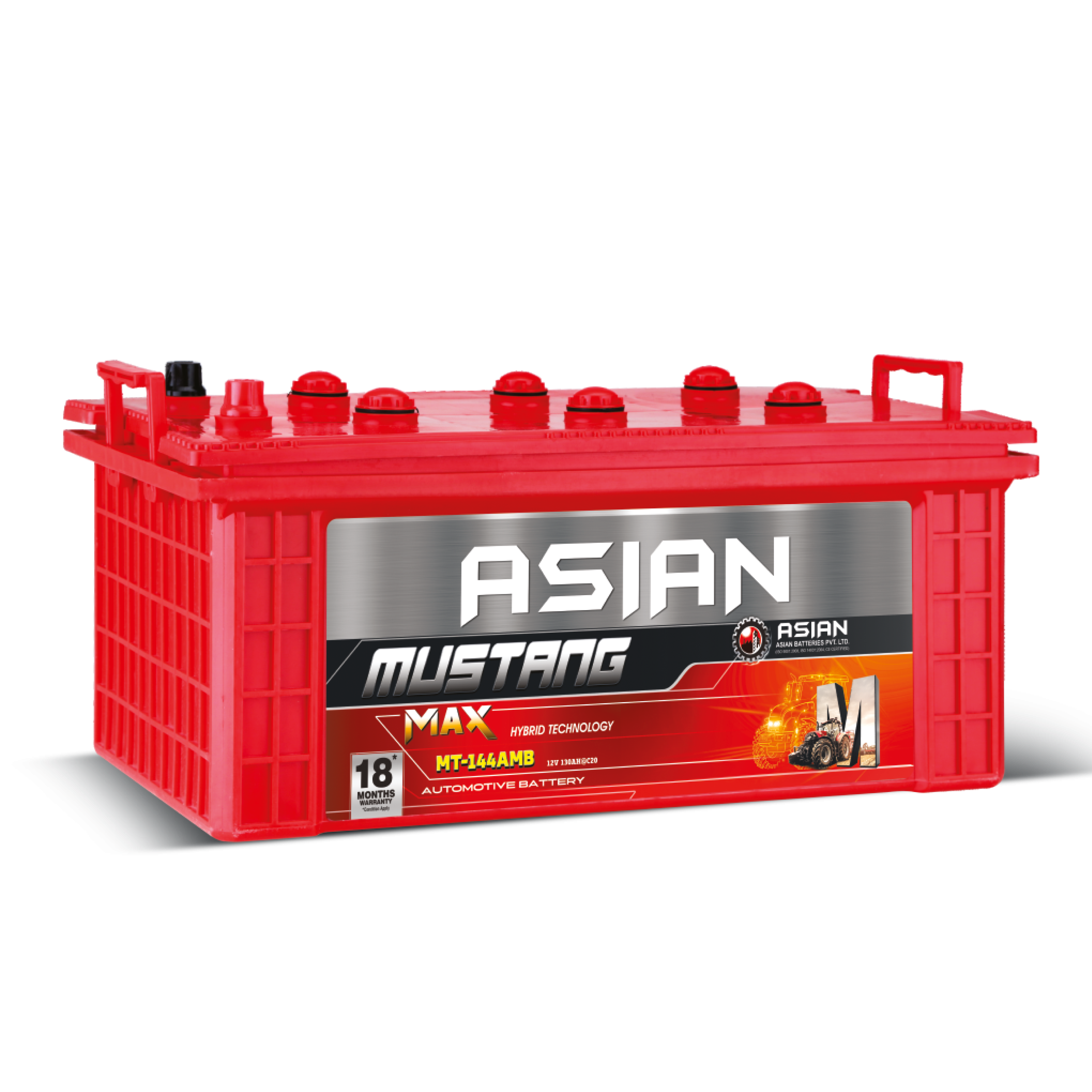 Asian Batteries Mustang Series Automotive Battery MT-144AMB