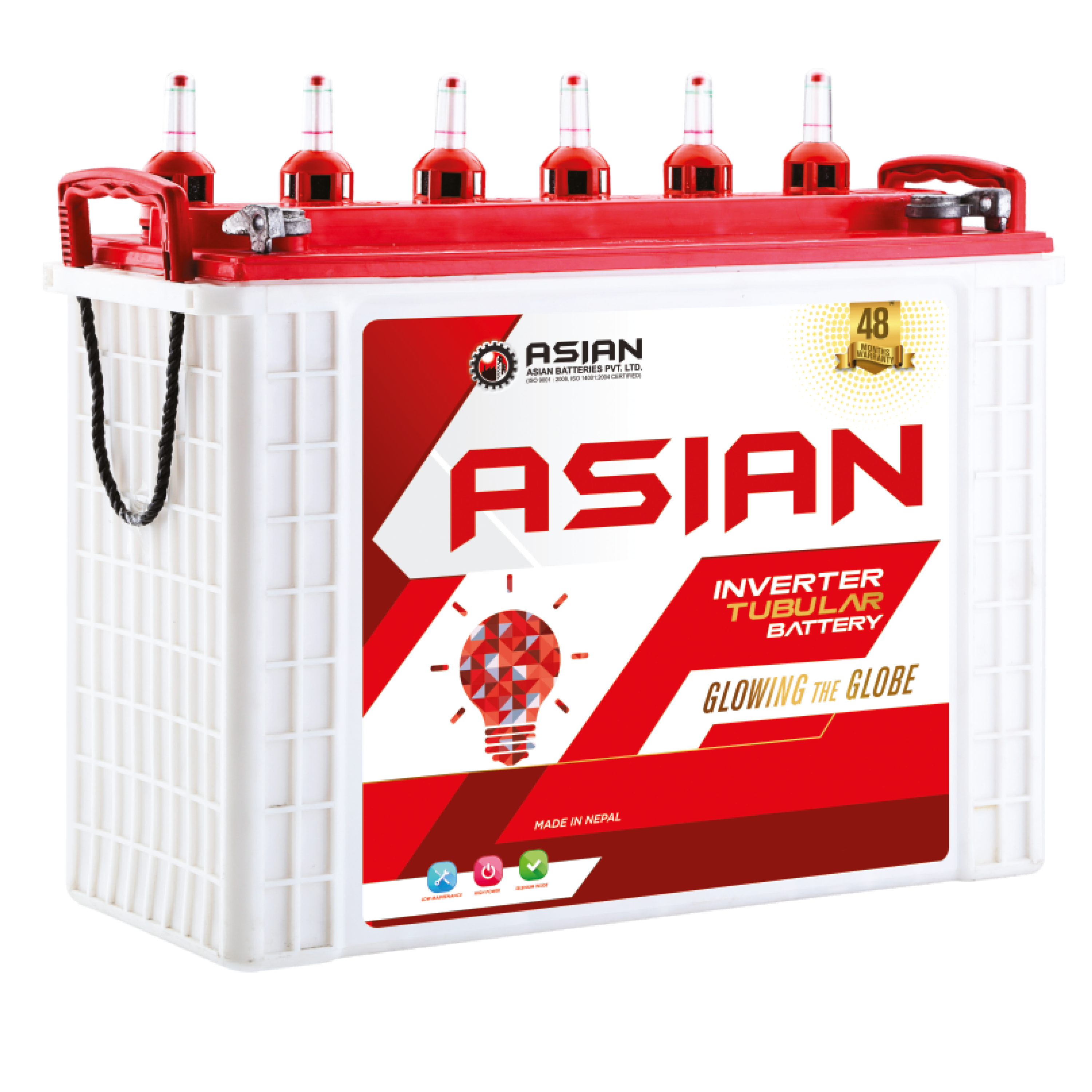 Asian Batteries Inverter Tubular Battery AB40TB