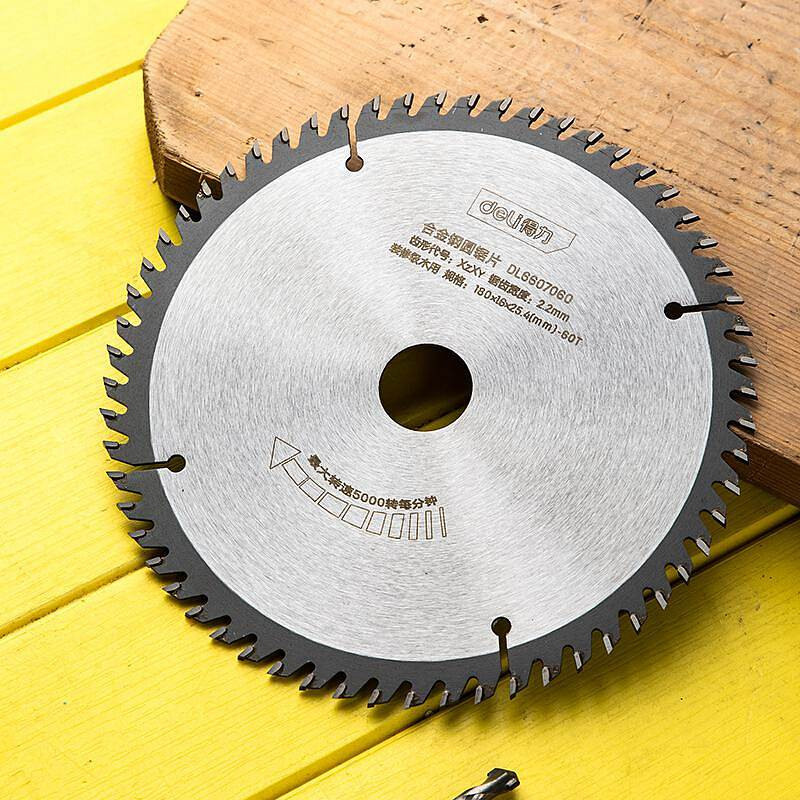 Deli 180mm Alloy Steel Circular Saw Blade DL6607060