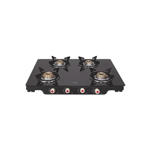 Elica 4 Burner Gas Stove PATIO ICT DT 469 BLK AI S