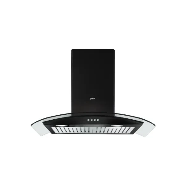 Elica 75 Cm Chimney GLACE ETB PLUS LTW 75 NERO PB LED