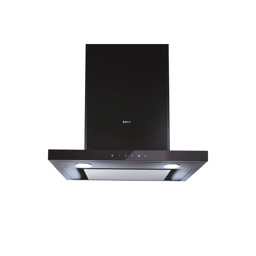 Elica 90 Cm Chimney SPOT H4 EDS PLUS HE LTW 90 NERO T4V LED