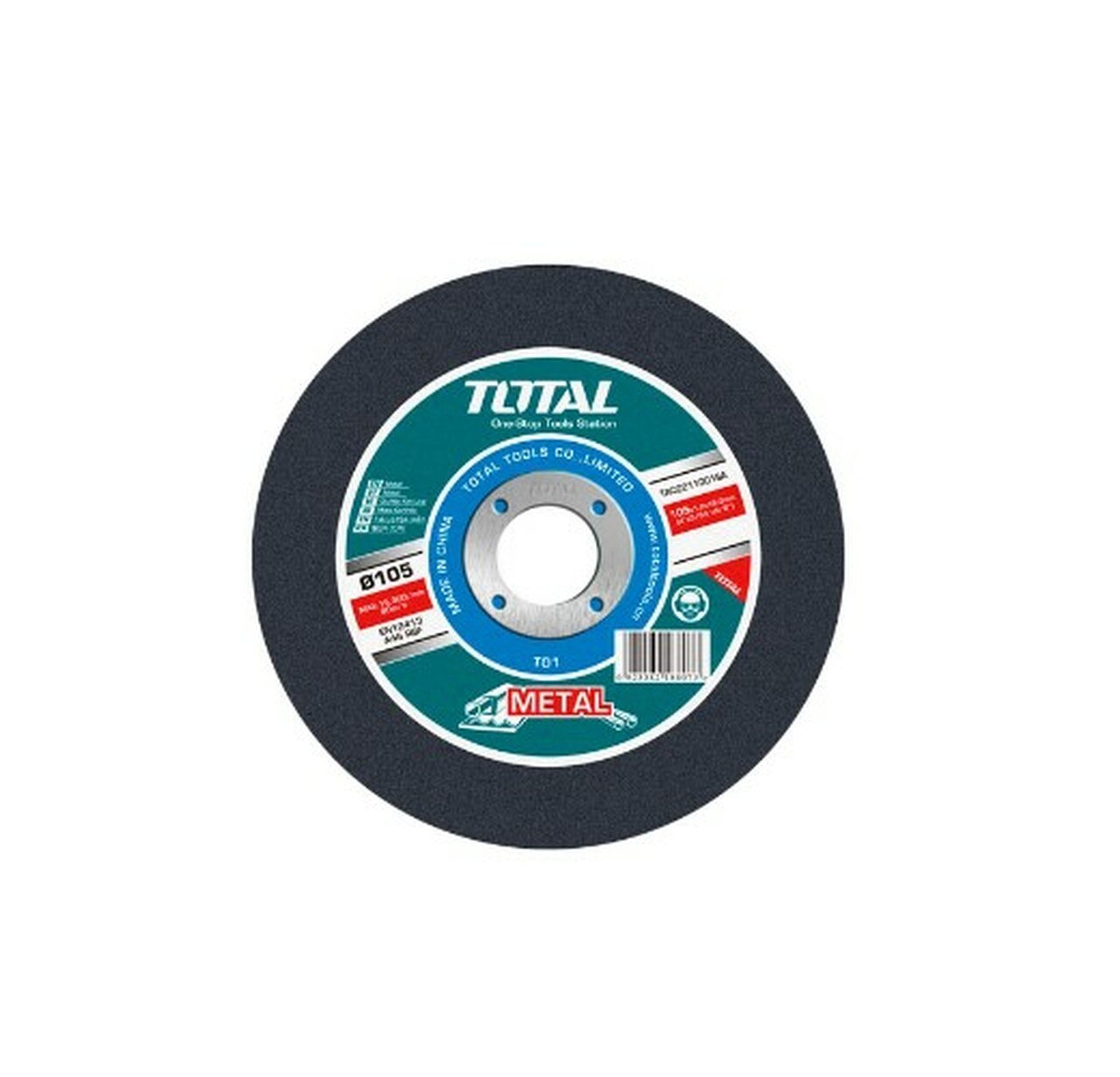 Total 105mm(14")*1.2mm93/64")*16.0mm(5/8") Abrasive Metal Cutting Disc TAC2211001SA
