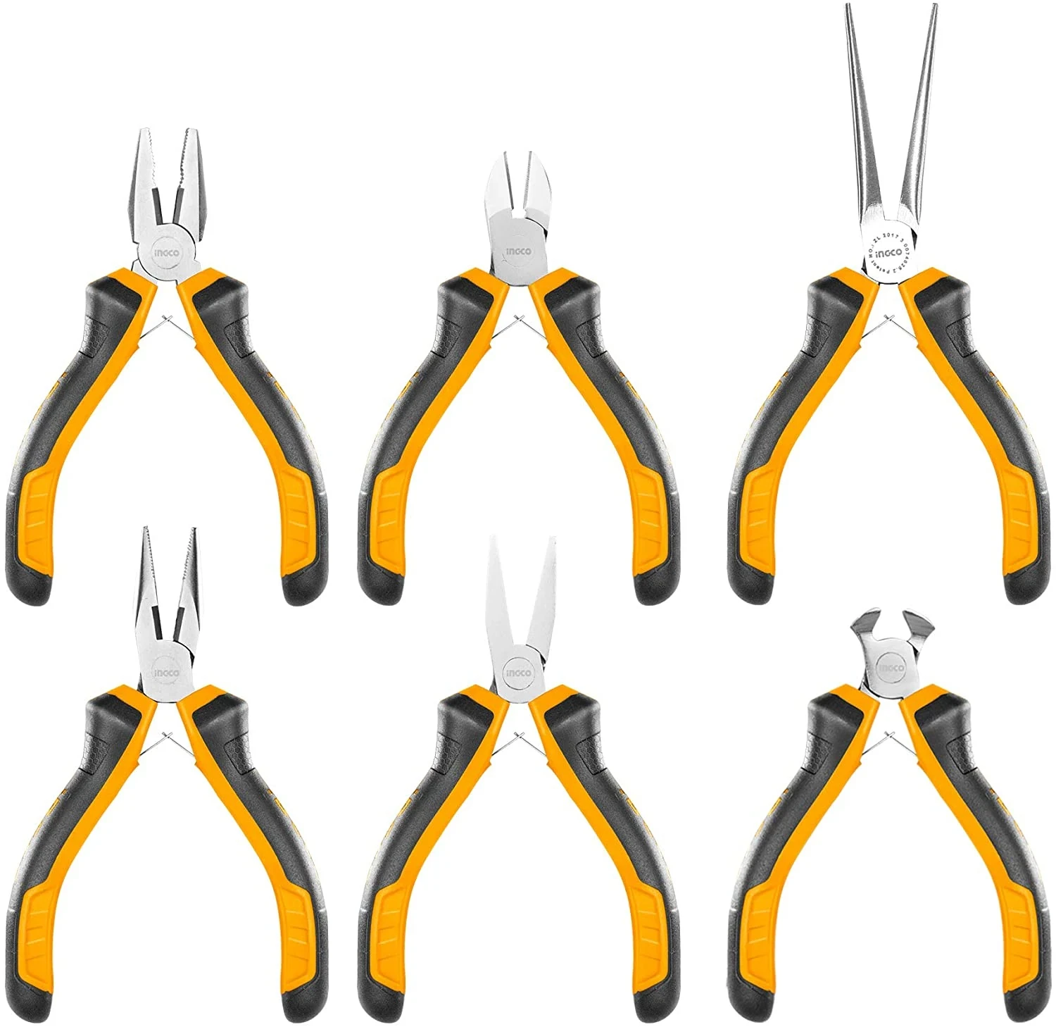 Ingco 6pcs mini pliers set HMPS06115