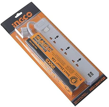 Ingco 3 ways extension socket HES13041VSB