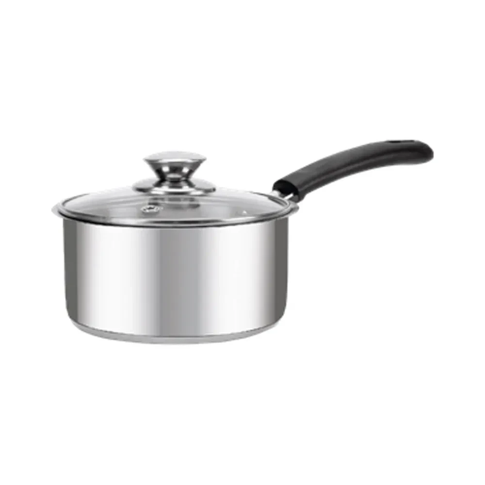 CG 16cm 2Ltr Sauce Pan With Glass Lid CGSS16SGL02