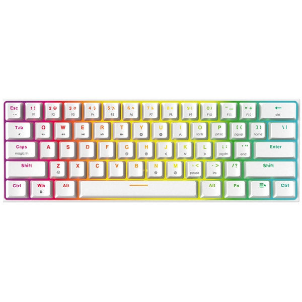 Fantech 60% Keyboard White MK857