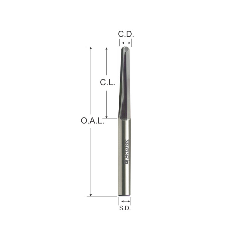 Tapper Ball Nose-Spiral Bit AT.STB.4.35.6