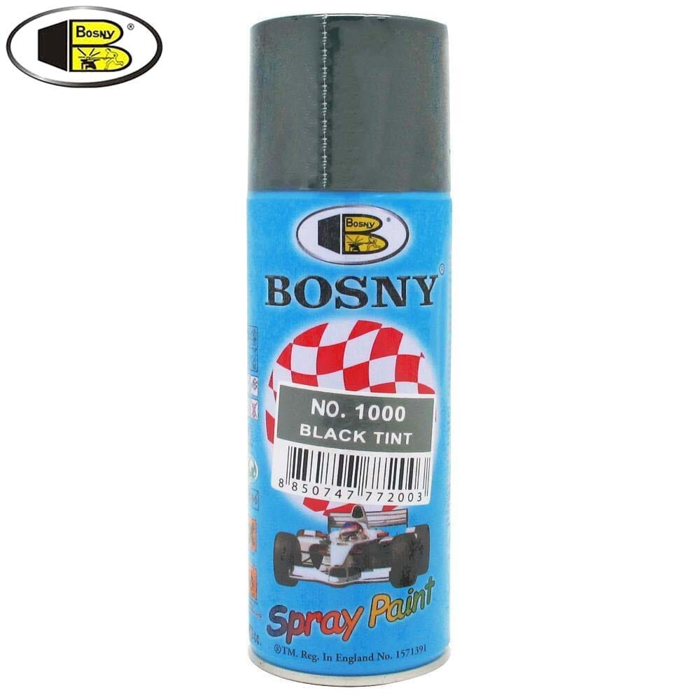 Bosny 400ml Spray Paints Black Tint