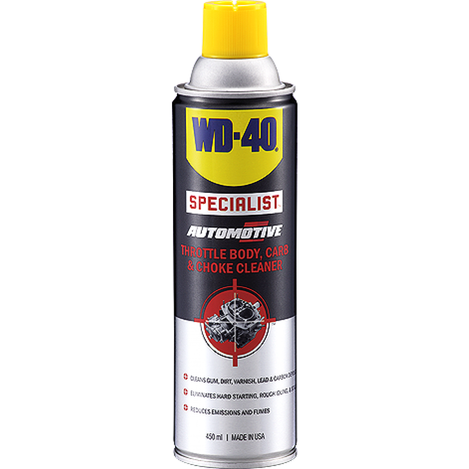 WD-40 450Ml Throttle Body, Carb & Choke Cleaner