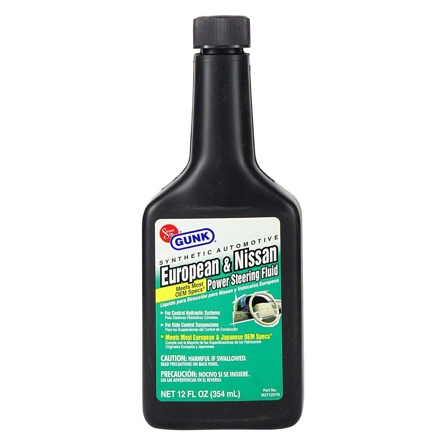 Gunk 354ml European & Nissan Power Steering Fluid M2712SYN