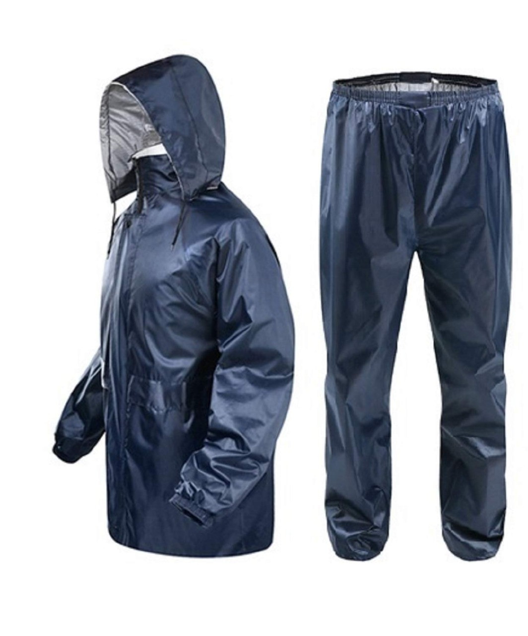 Free Size PVC Raincoat-Blue