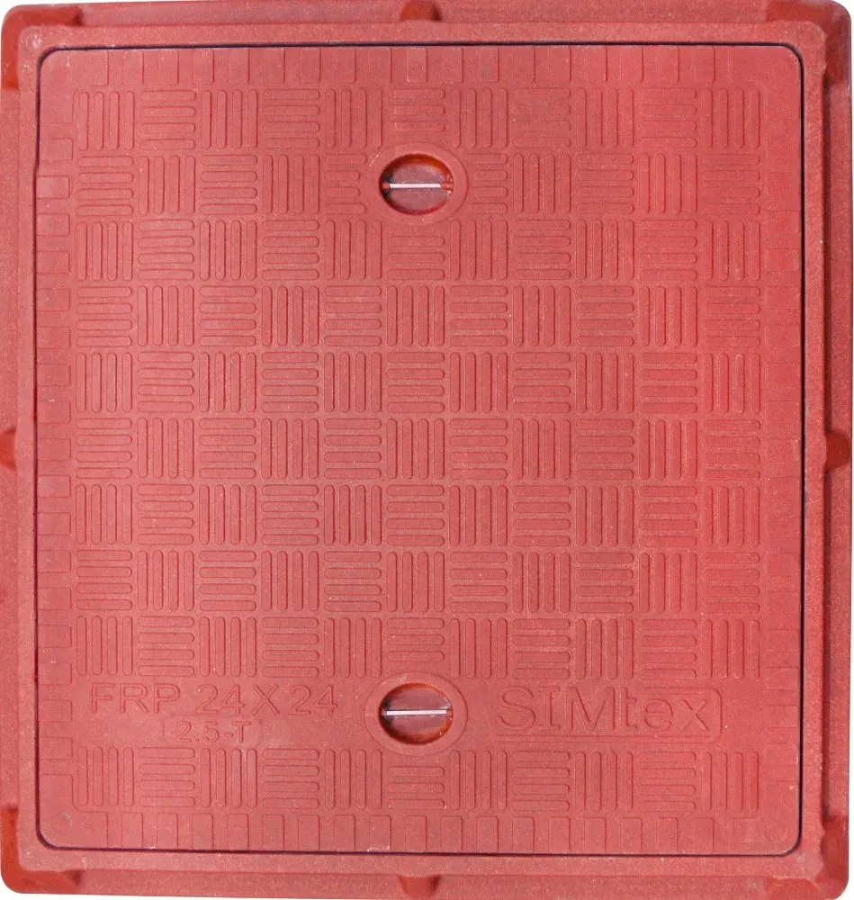 Simtex 24*24 2.5 Ton FRP Manhole Cover