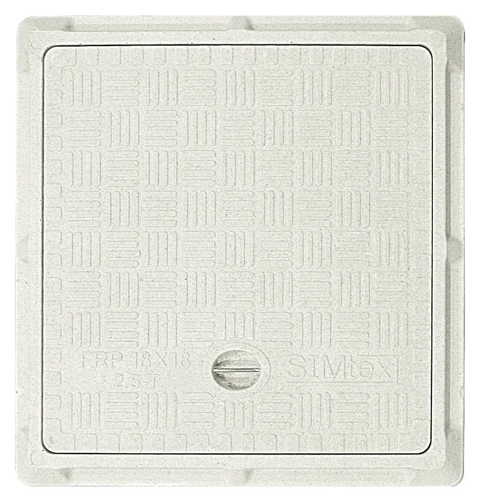 Simtex 18*18 2.5 Ton FRP Manhole Cover with Lock