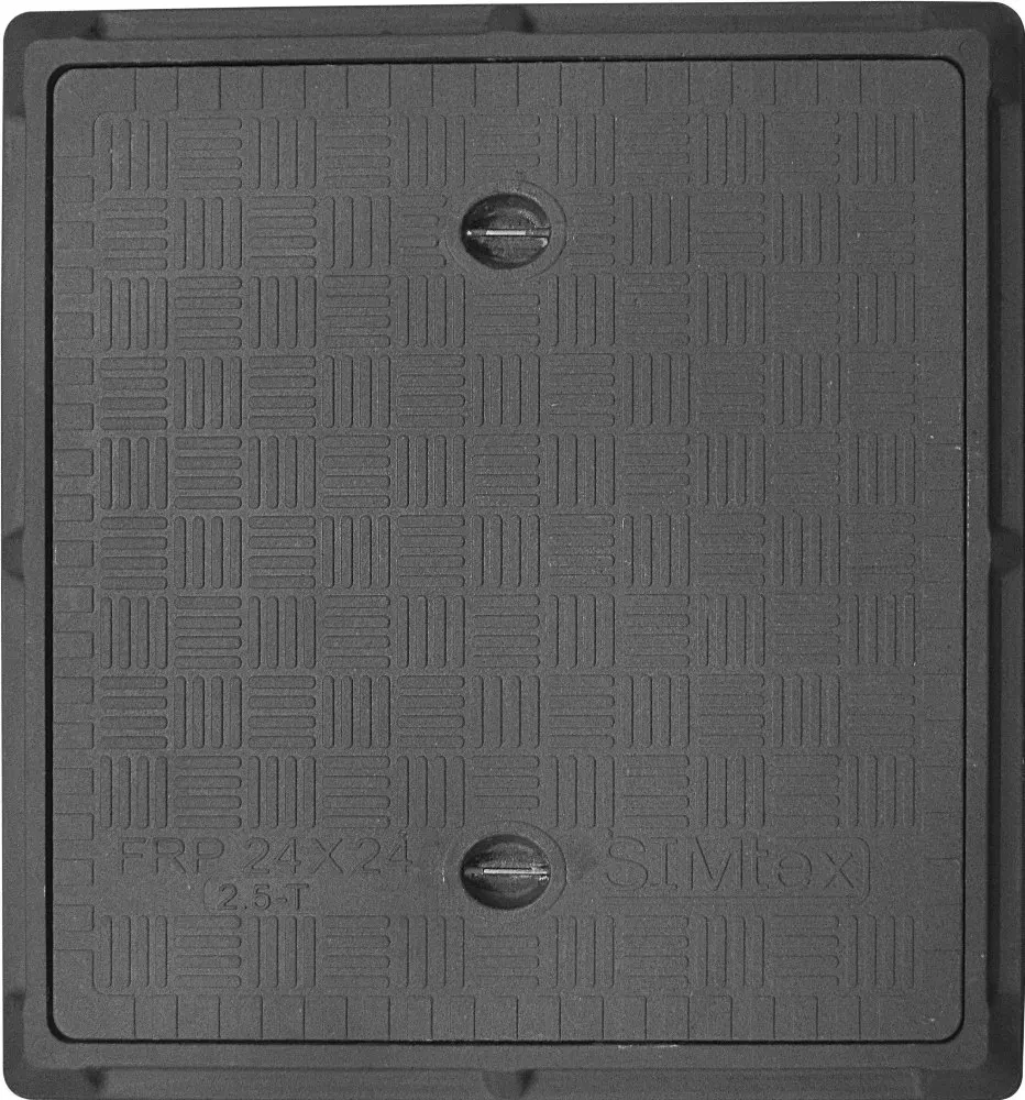 Simtex 24*24 2.5 Ton FRP Manhole Cover with Lock