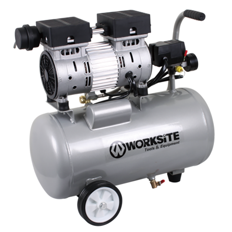 Worksite 750W 25L Aultra Slient Air Compressor ACP302