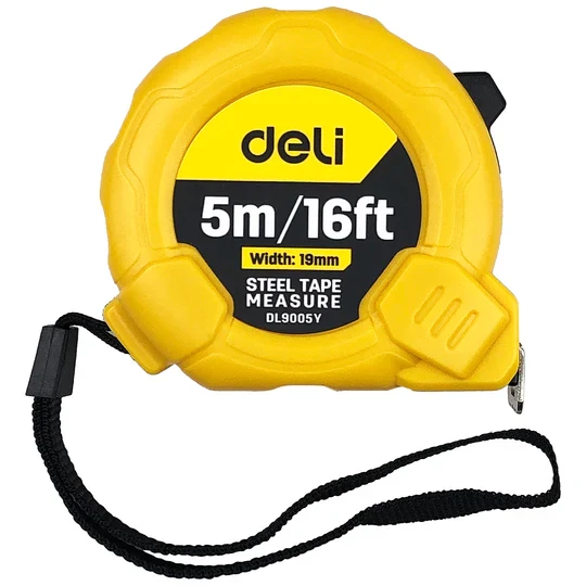 Deli 5m/16FTx19mm Measuring Tape EDL9005Y