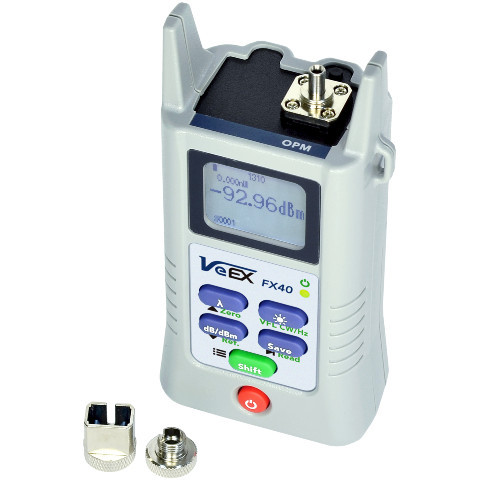 VeEx +7dBm -65dBm OPTICAL POWER METER, STANDARD OPM FX40