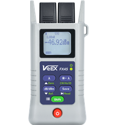 VeEX +10dBm -65dBm OPTICAL POWER METER, STANDARD OPM FX45