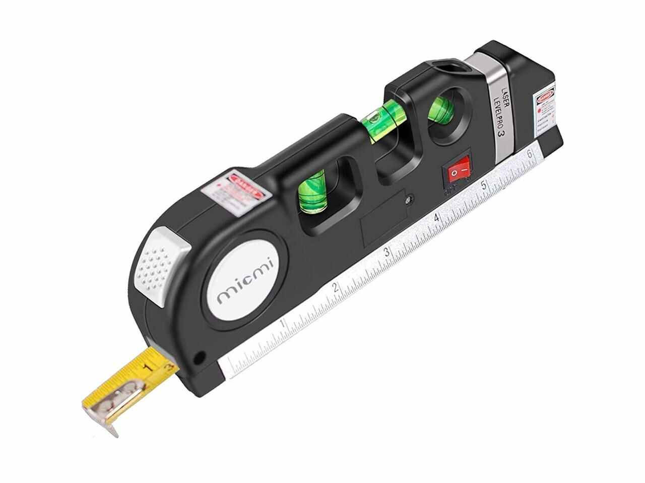 8ft+ Laser level, Multipurpose Laser tape measure Line