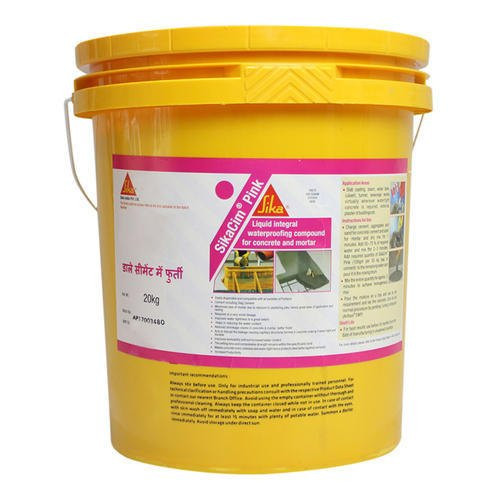 Sikacim Pink 20Kg Liquid Integral Waterproofing Concrete and Mortar Admixture